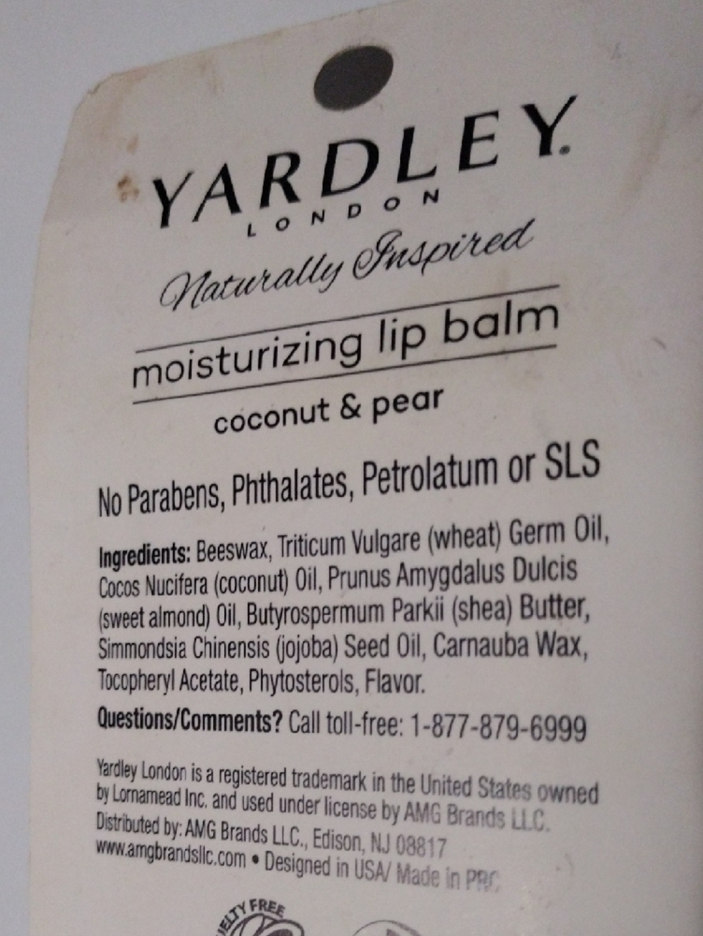 Yardley London Coconut Pear Moisturizing Lip Balm Duo - Cream - Picture 3 of 6